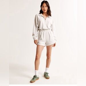Abercrombie Long-Sleeve Fleece Romper